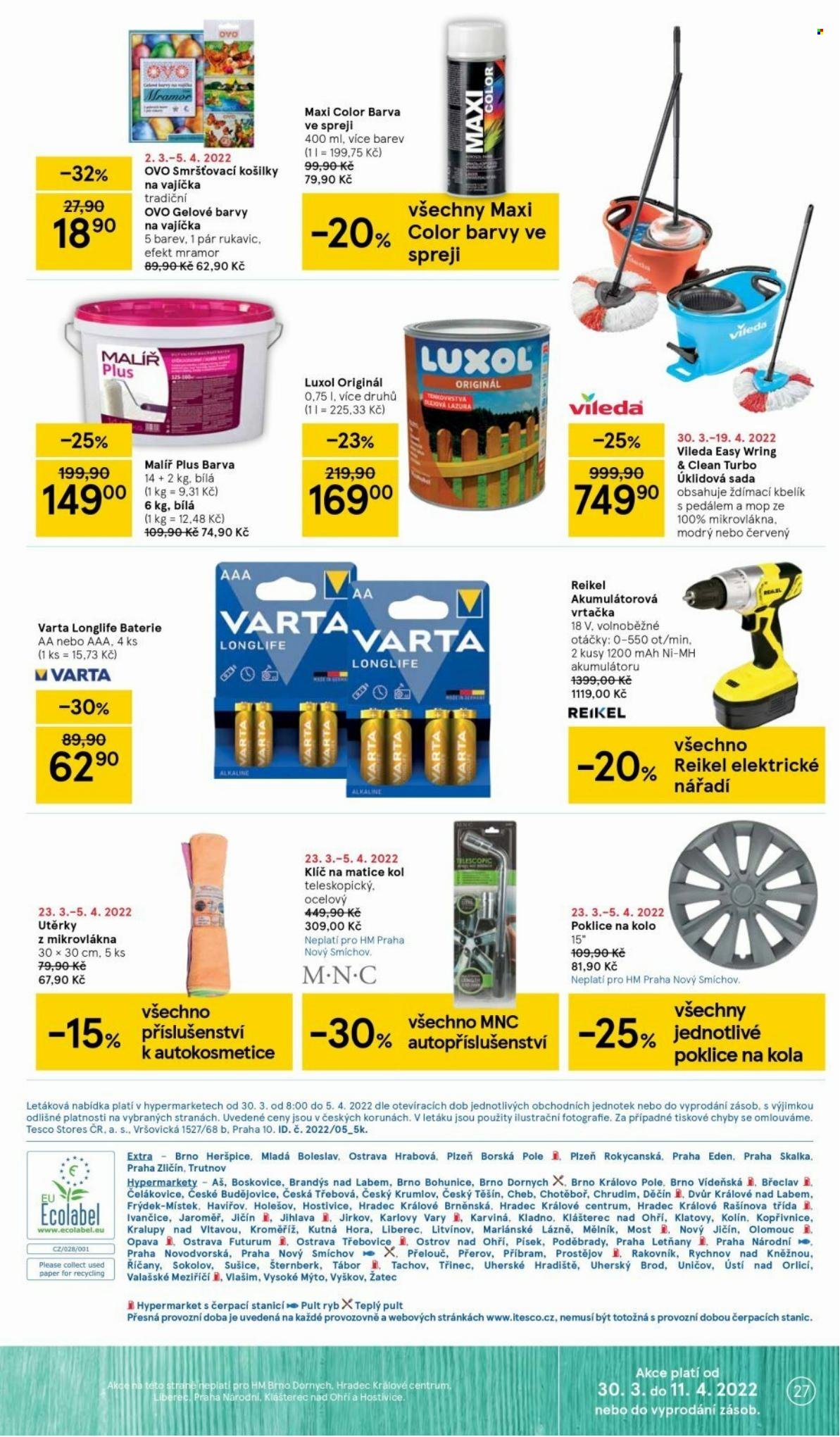 Leták TESCO - 30.3.2022 - 5.4.2022. Strana 27