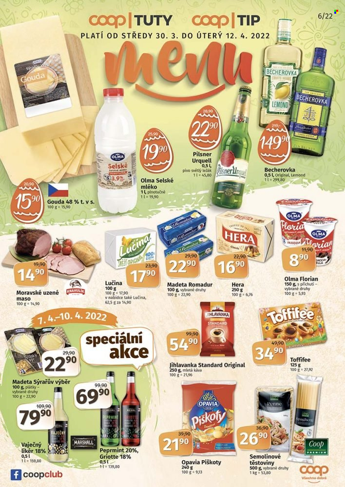 Leták coop TIP - 30.3.2022 - 12.4.2022. Strana 1
