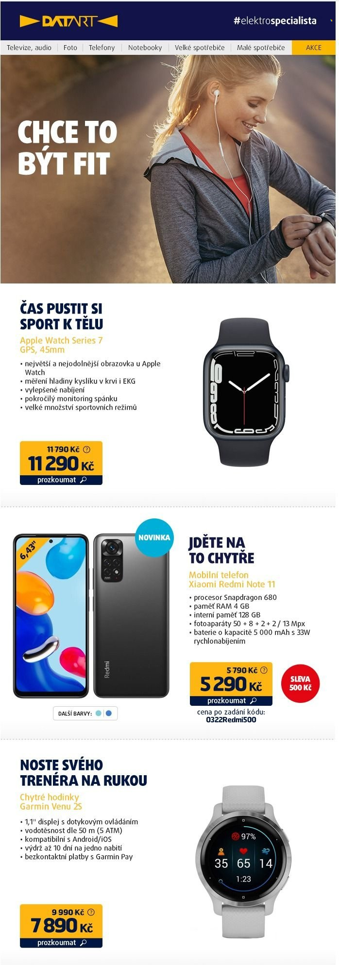 Leták DATART - 29.3.2022 - 4.4.2022. Strana 1