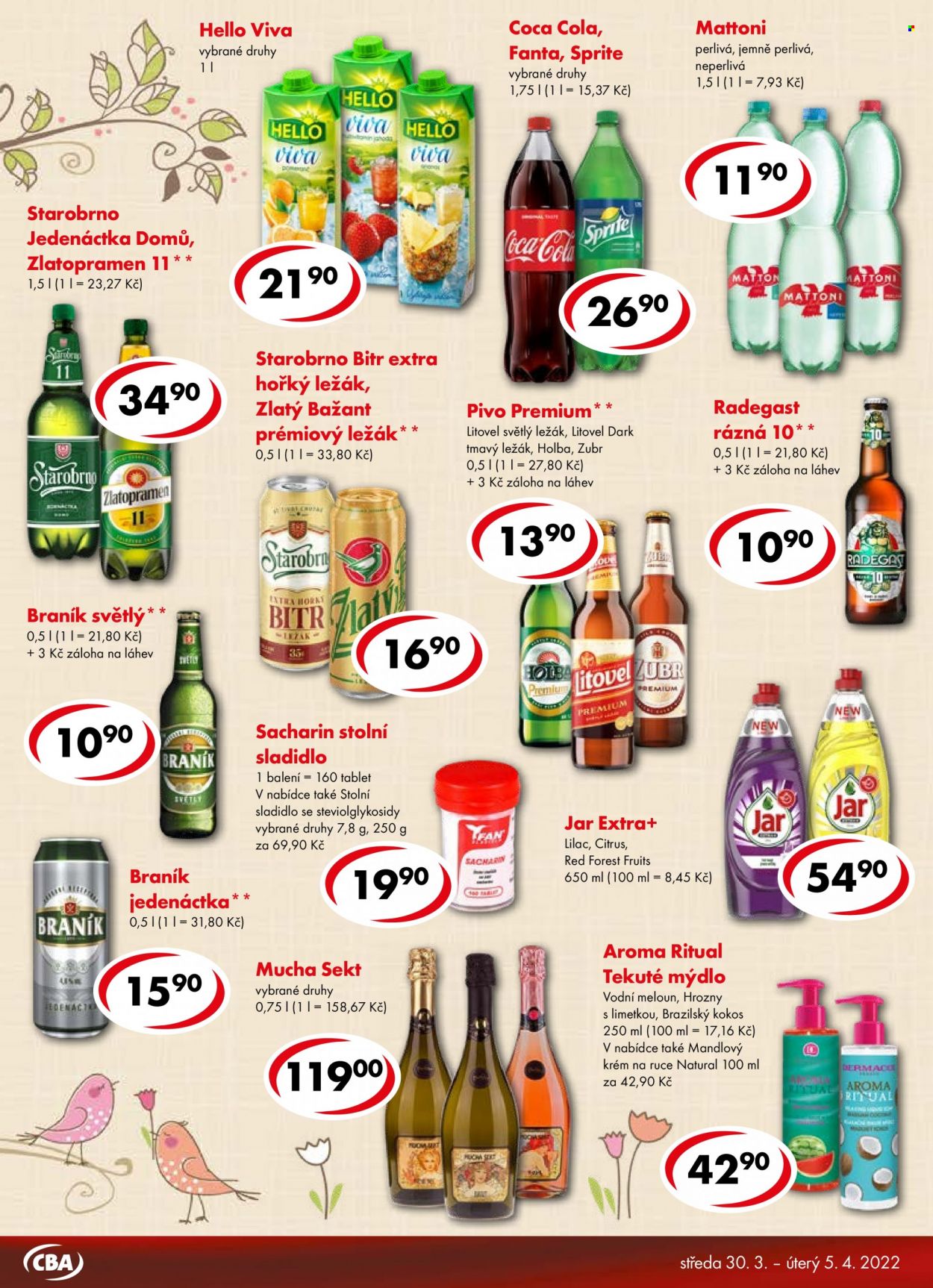 Leták CBA Premium - 30.3.2022 - 5.4.2022. Strana 4