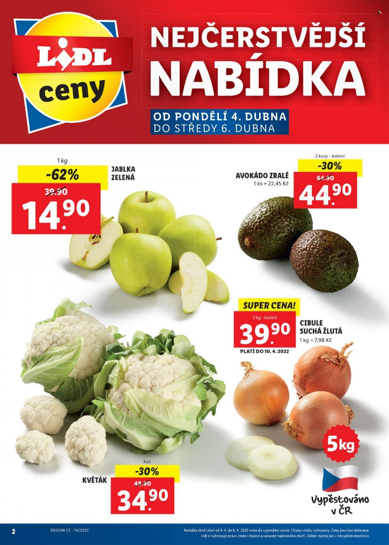 Leták Lidl - 4.4.2022 - 10.4.2022. Strana 2