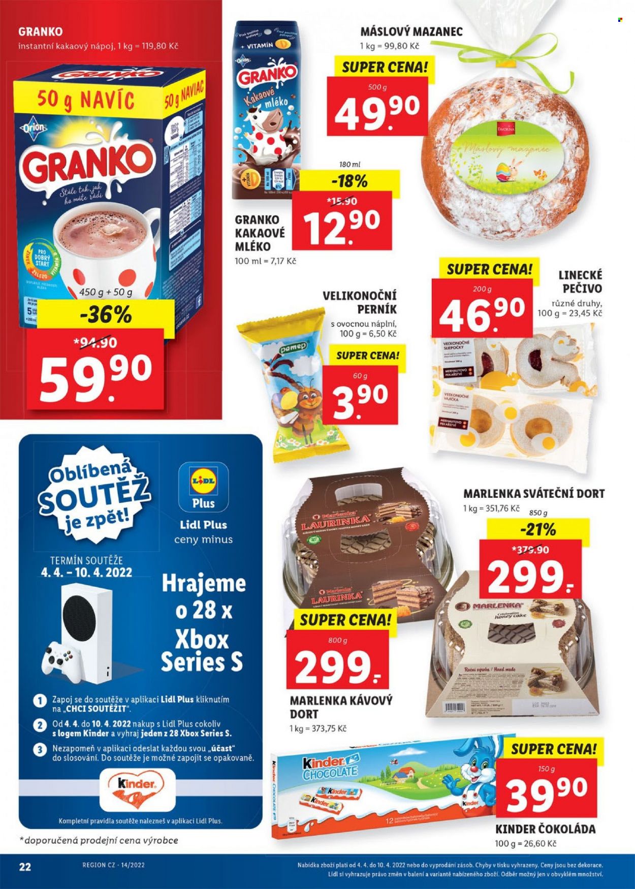 Leták Lidl - 4.4.2022 - 10.4.2022. Strana 22