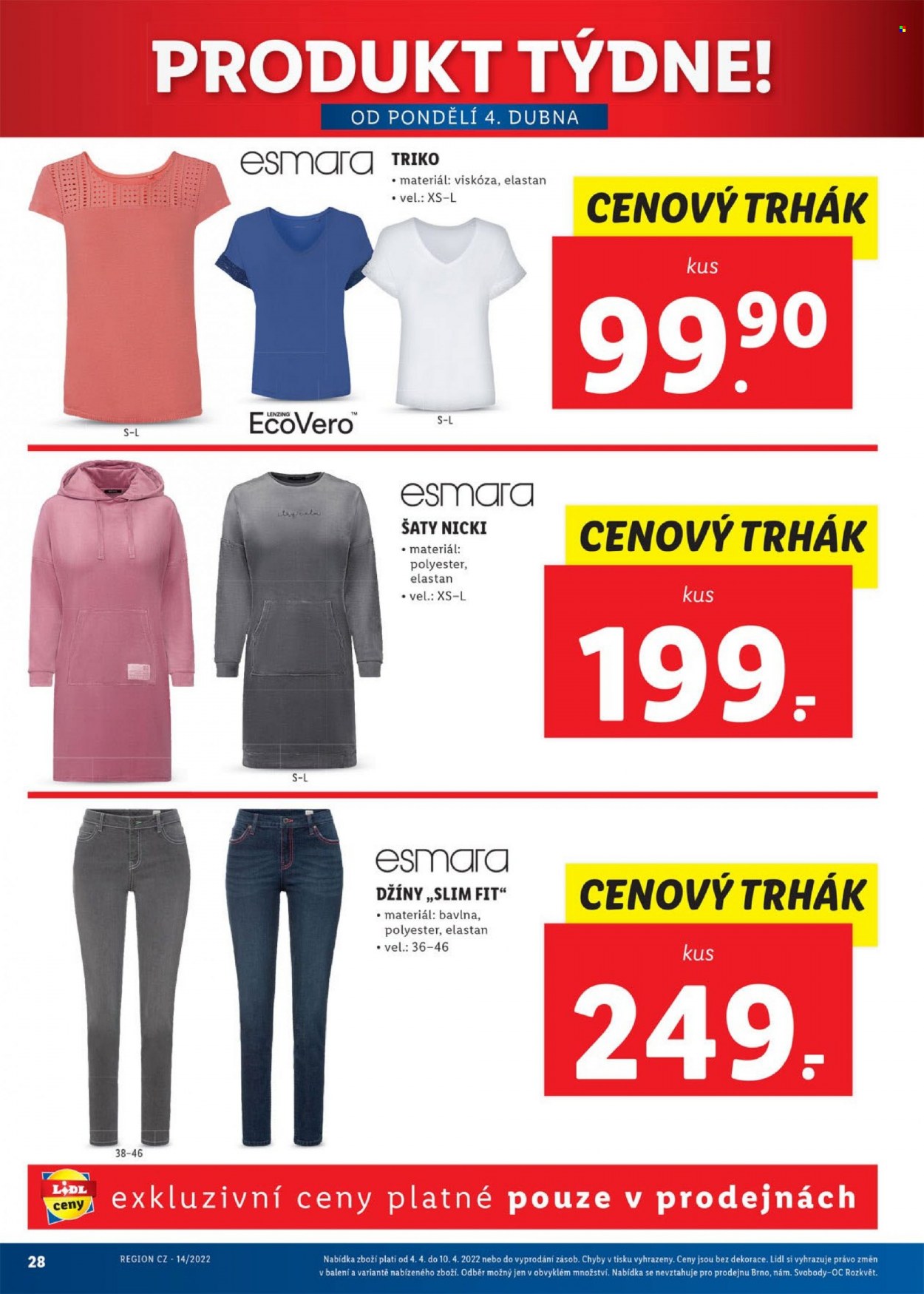 Leták Lidl - 4.4.2022 - 10.4.2022. Strana 28