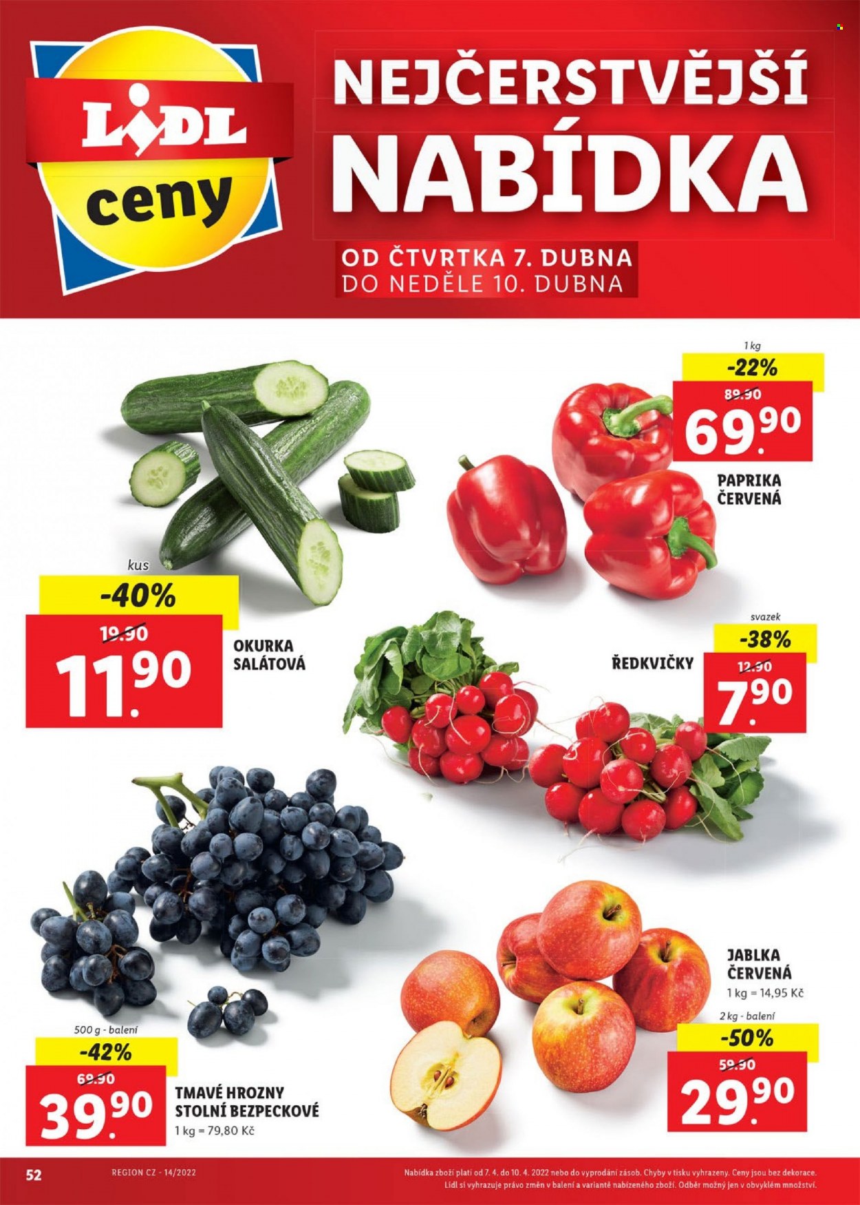Leták Lidl - 4.4.2022 - 10.4.2022. Strana 52