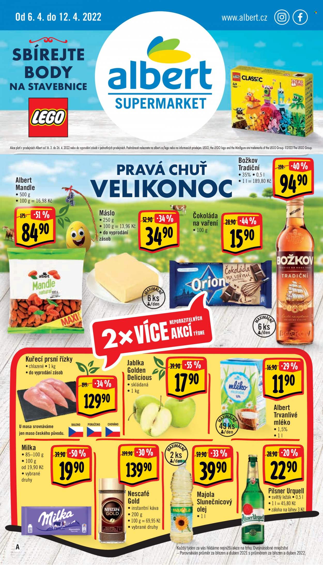 Leták Albert Supermarket - 6.4.2022 - 12.4.2022. Strana 1