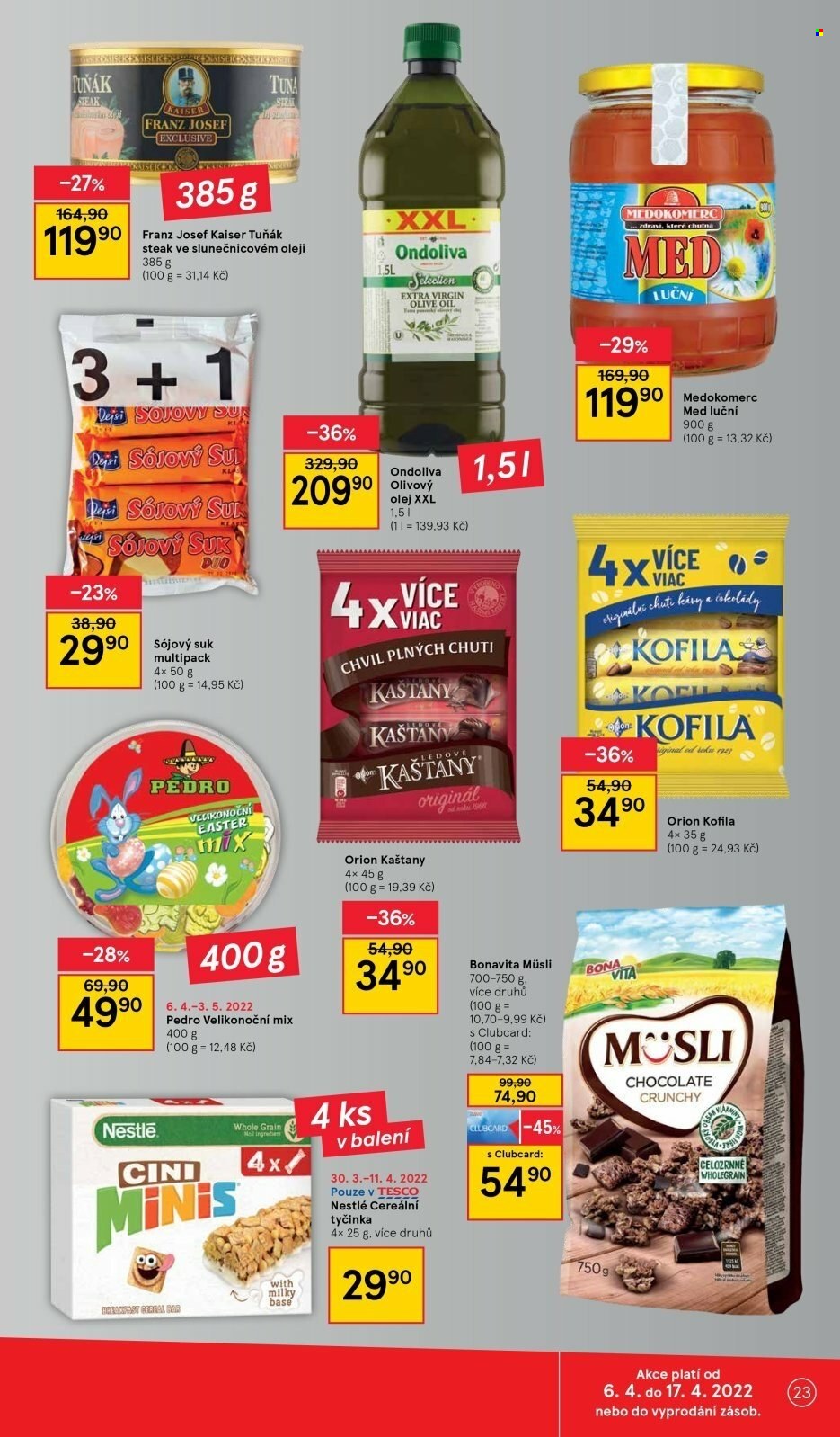 Leták TESCO - 6.4.2022 - 11.4.2022. Strana 23