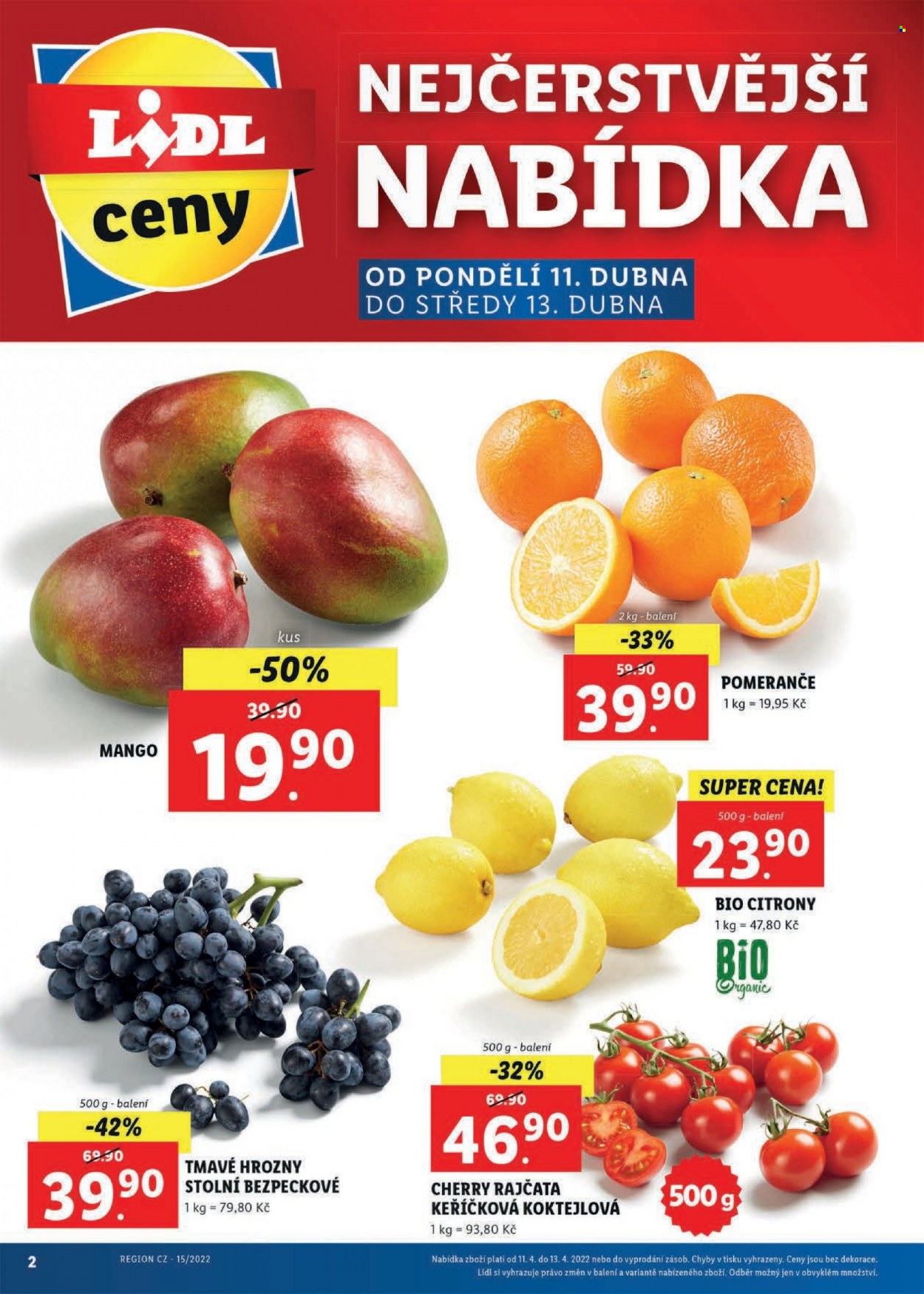 Leták Lidl - 11.4.2022 - 17.4.2022. Strana 2