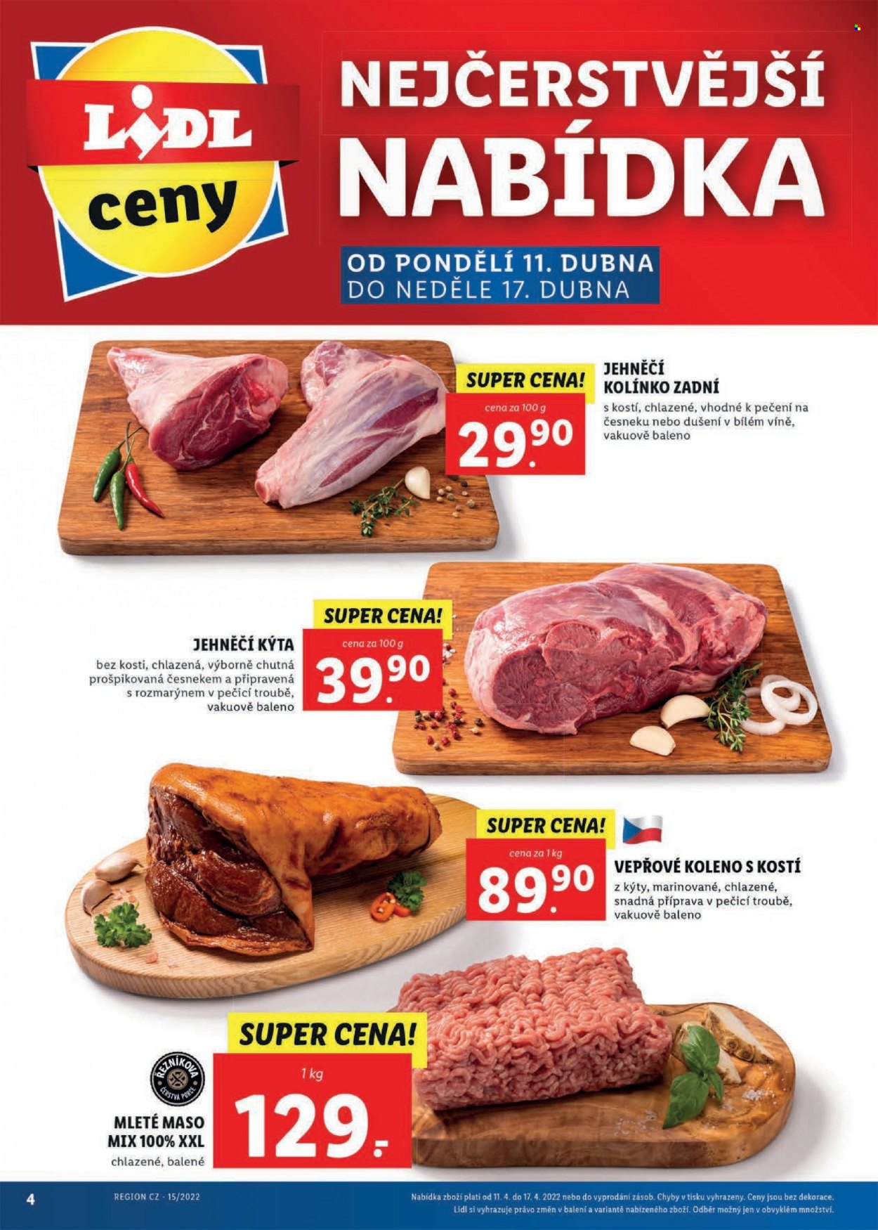 Leták Lidl - 11.4.2022 - 17.4.2022. Strana 4
