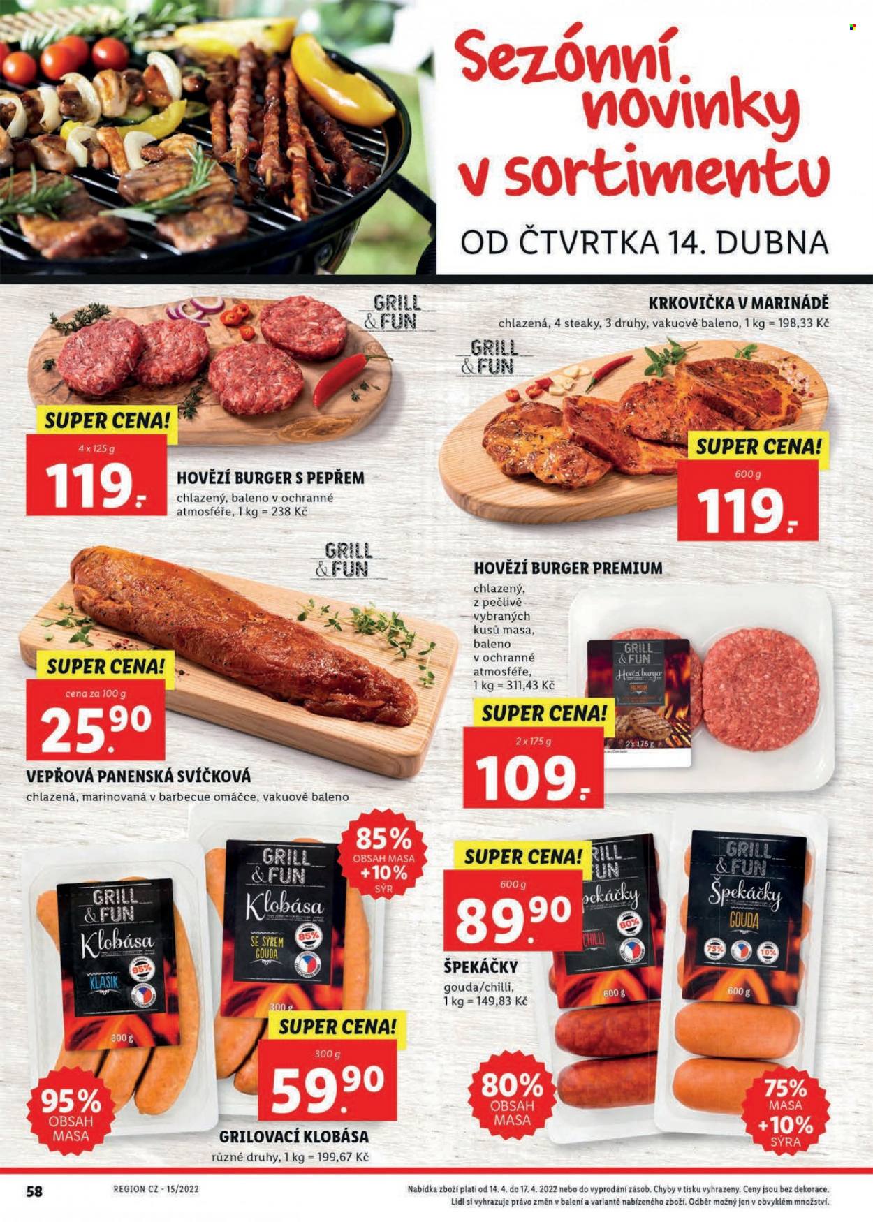 Leták Lidl - 11.4.2022 - 17.4.2022. Strana 58