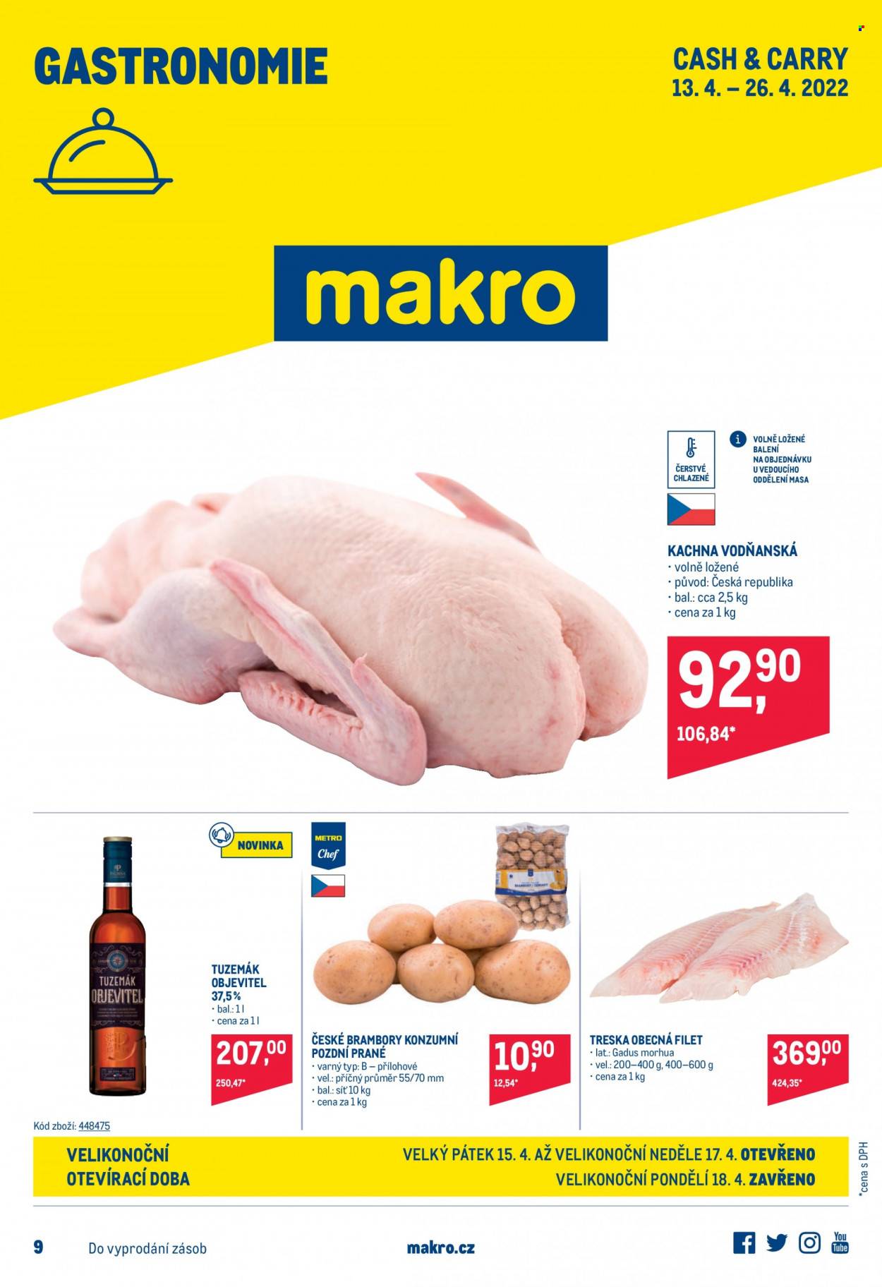 Leták MAKRO - 13.4.2022 - 26.4.2022. Strana 1