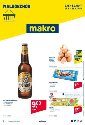 Leták MAKRO - 13.4.2022 - 26.4.2022.