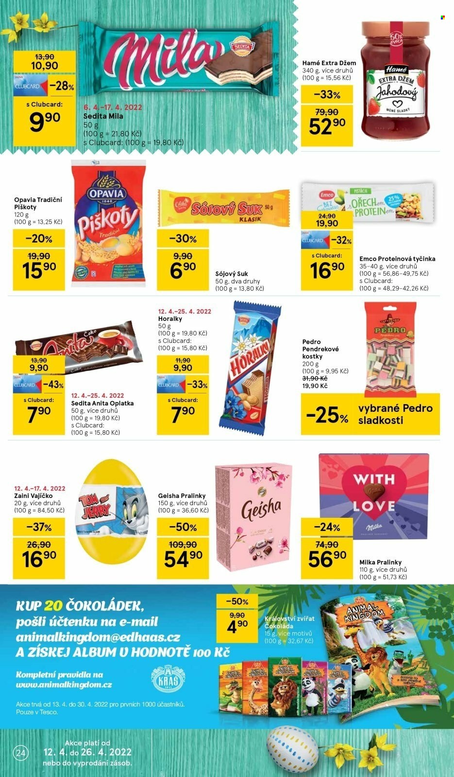 Leták TESCO - 12.4.2022 - 17.4.2022. Strana 24