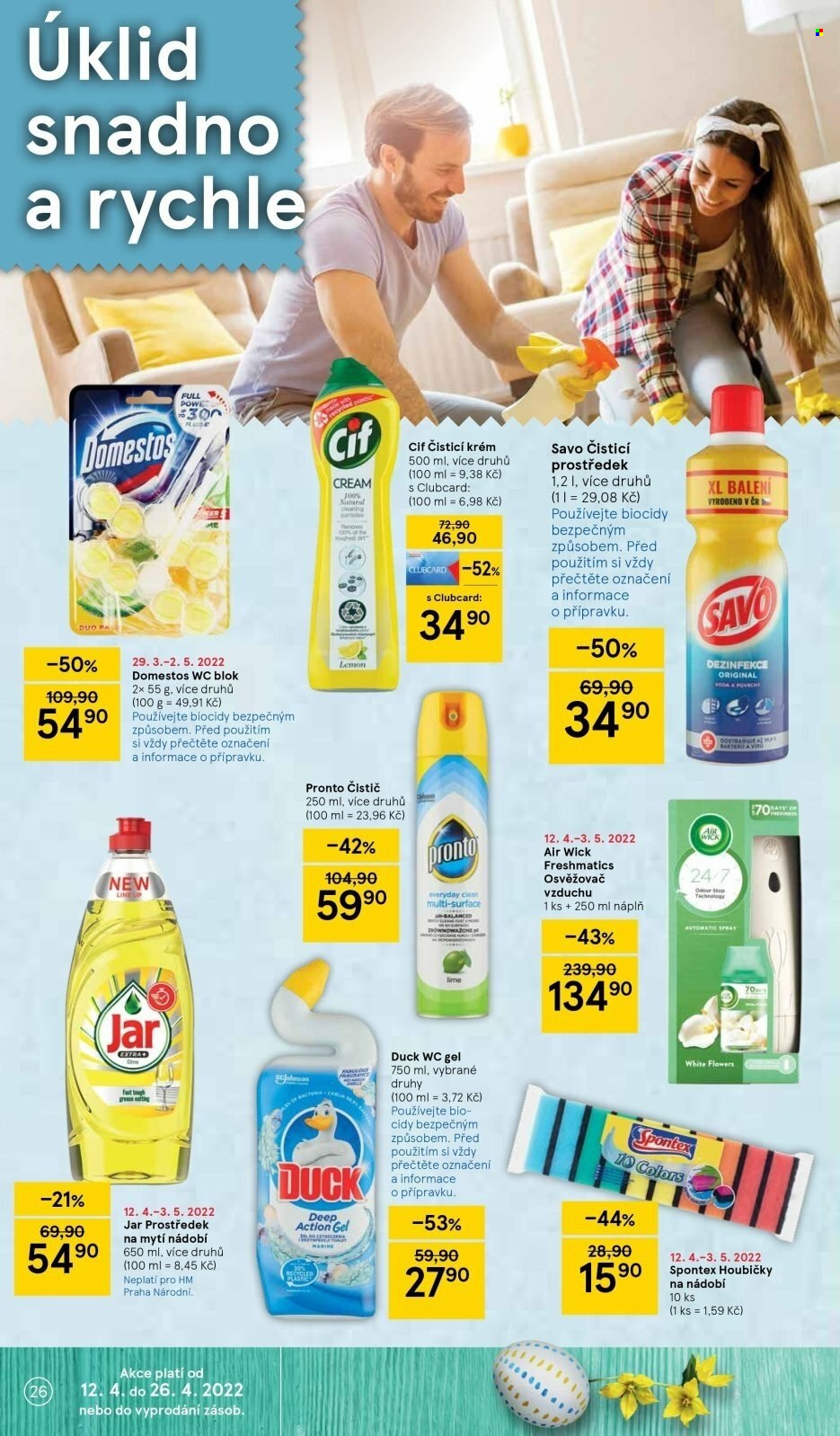 Leták TESCO - 12.4.2022 - 17.4.2022. Strana 26