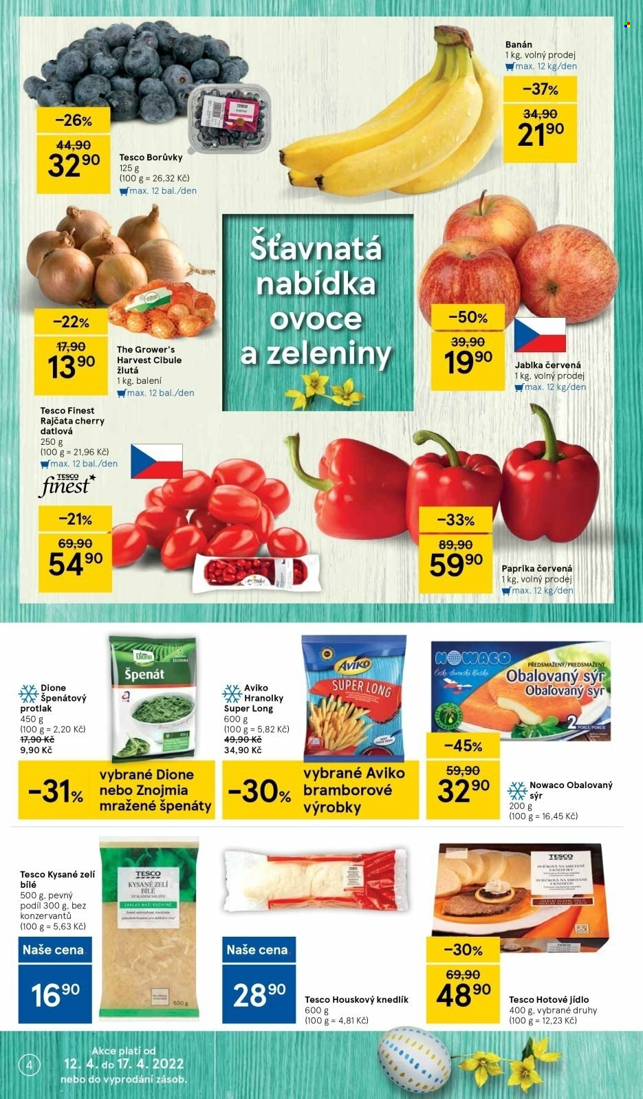 Leták TESCO supermarket - 12.4.2022 - 17.4.2022. Strana 4