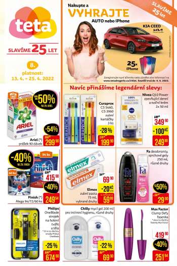 Leták Teta drogerie - 13.4.2022 - 25.4.2022.
