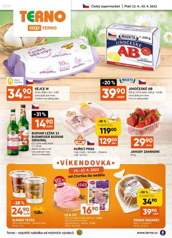 Leták coop TERNO - 13.4.2022 - 19.4.2022.