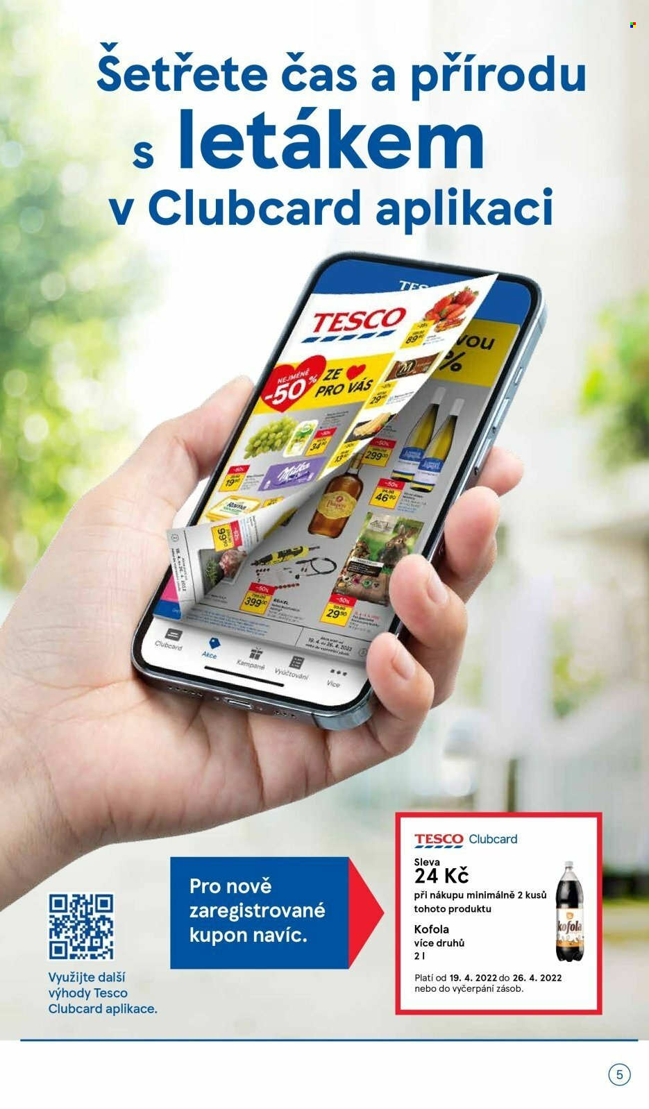 Leták TESCO - 19.4.2022 - 26.4.2022. Strana 5