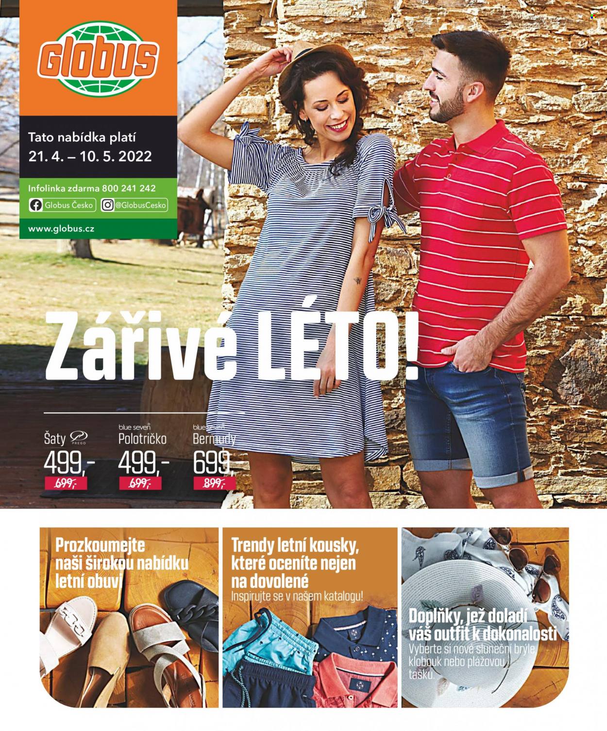 Leták Globus - 21.4.2022 - 10.5.2022. Strana 1