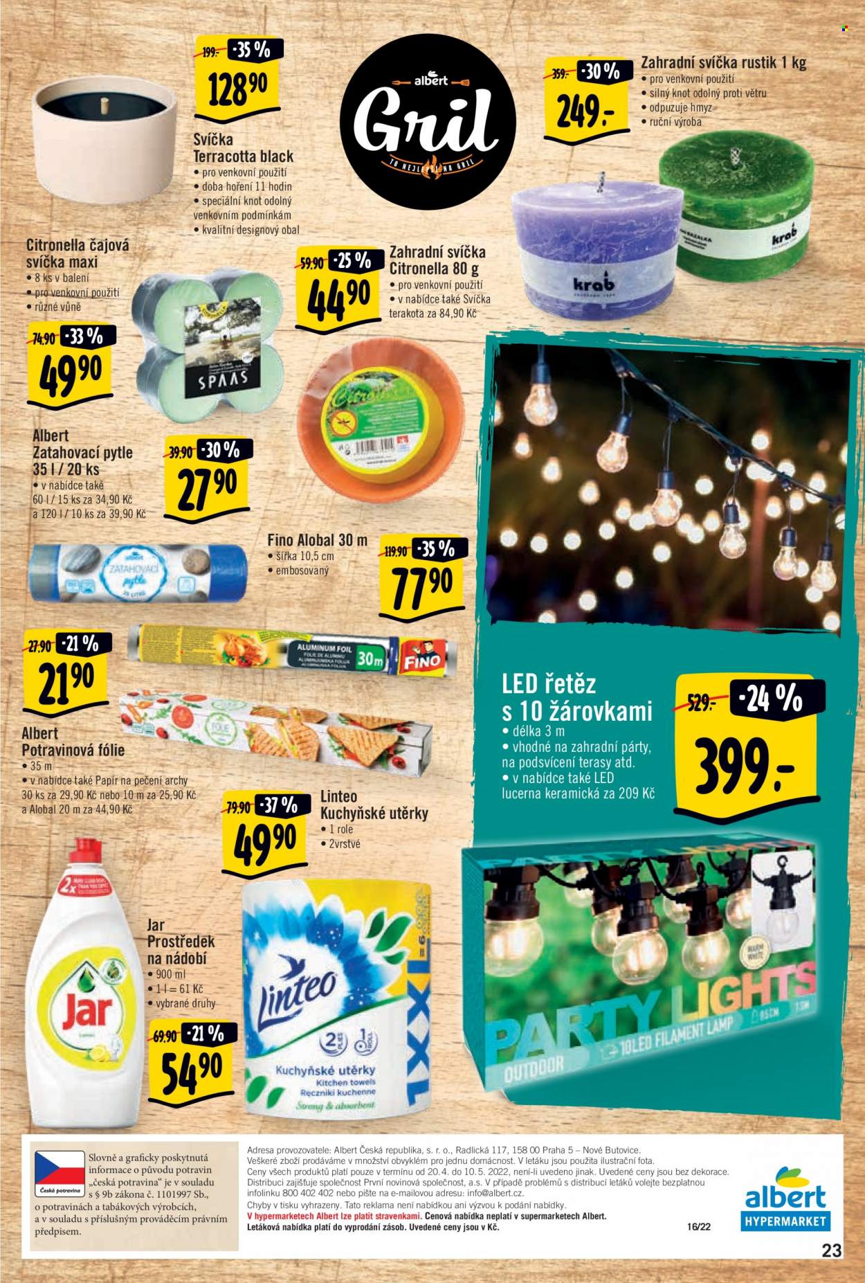 Leták Albert Hypermarket - 20.4.2022 - 10.5.2022. Strana 23