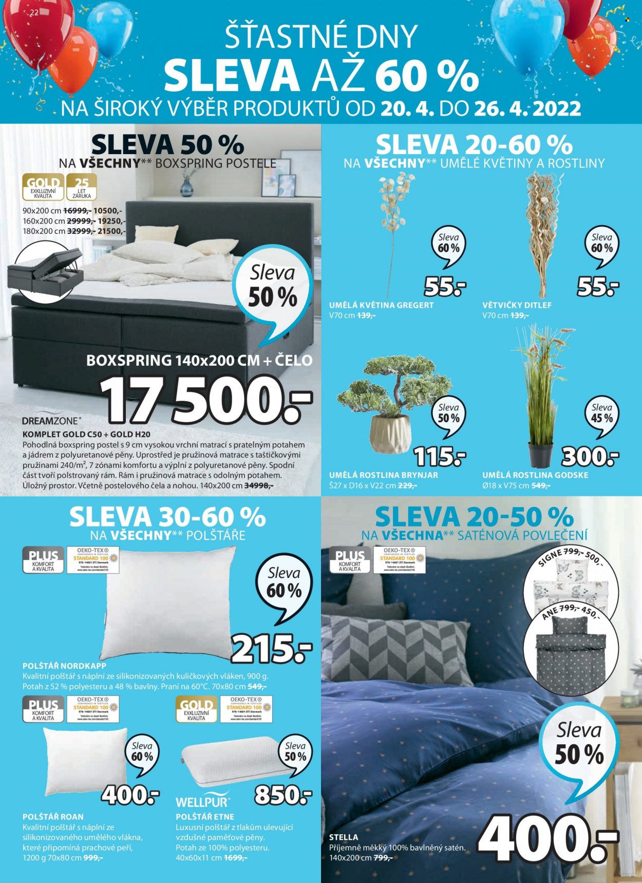 Leták JYSK - 20.4.2022 - 3.5.2022. Strana 22