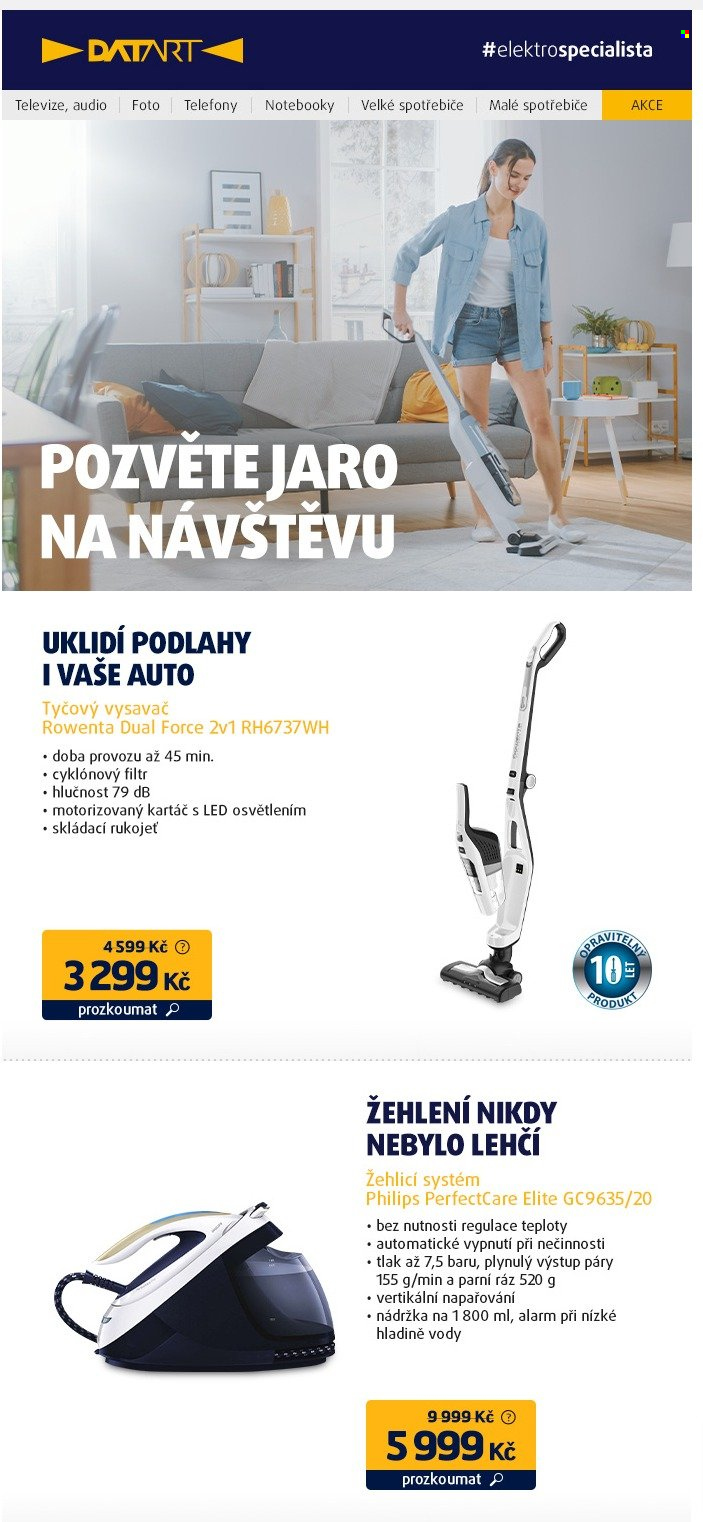 Leták DATART - 20.4.2022 - 25.4.2022. Strana 1