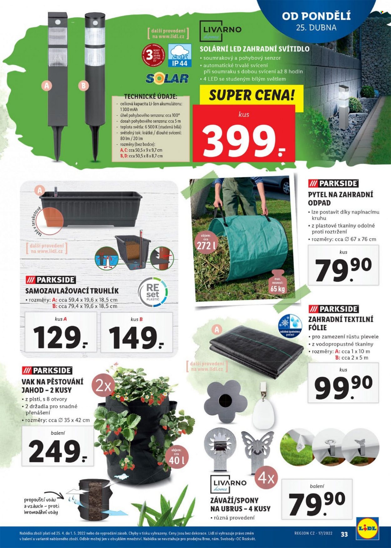 Leták Lidl - 25.4.2022 - 1.5.2022. Strana 33