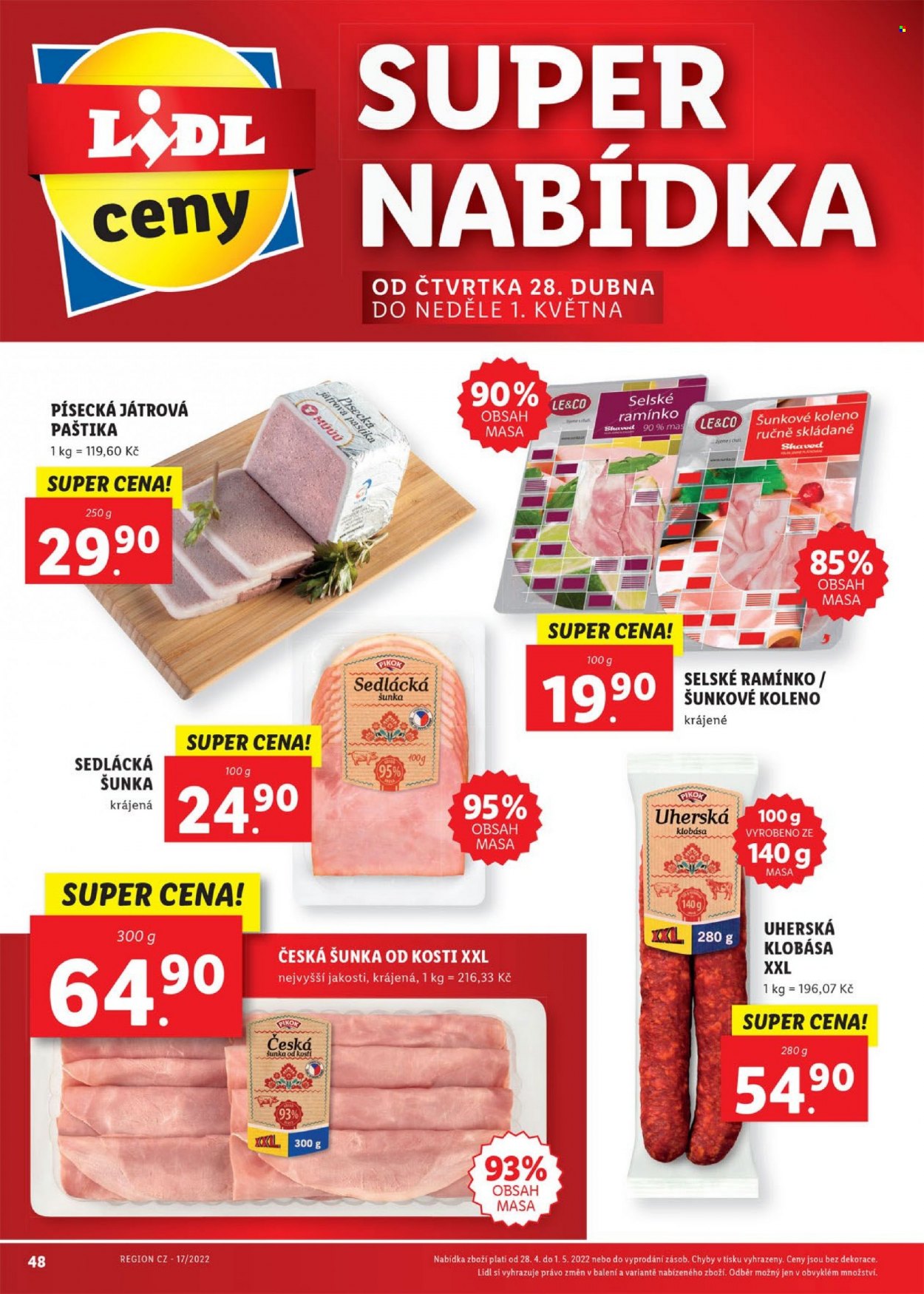 Leták Lidl - 25.4.2022 - 1.5.2022. Strana 48