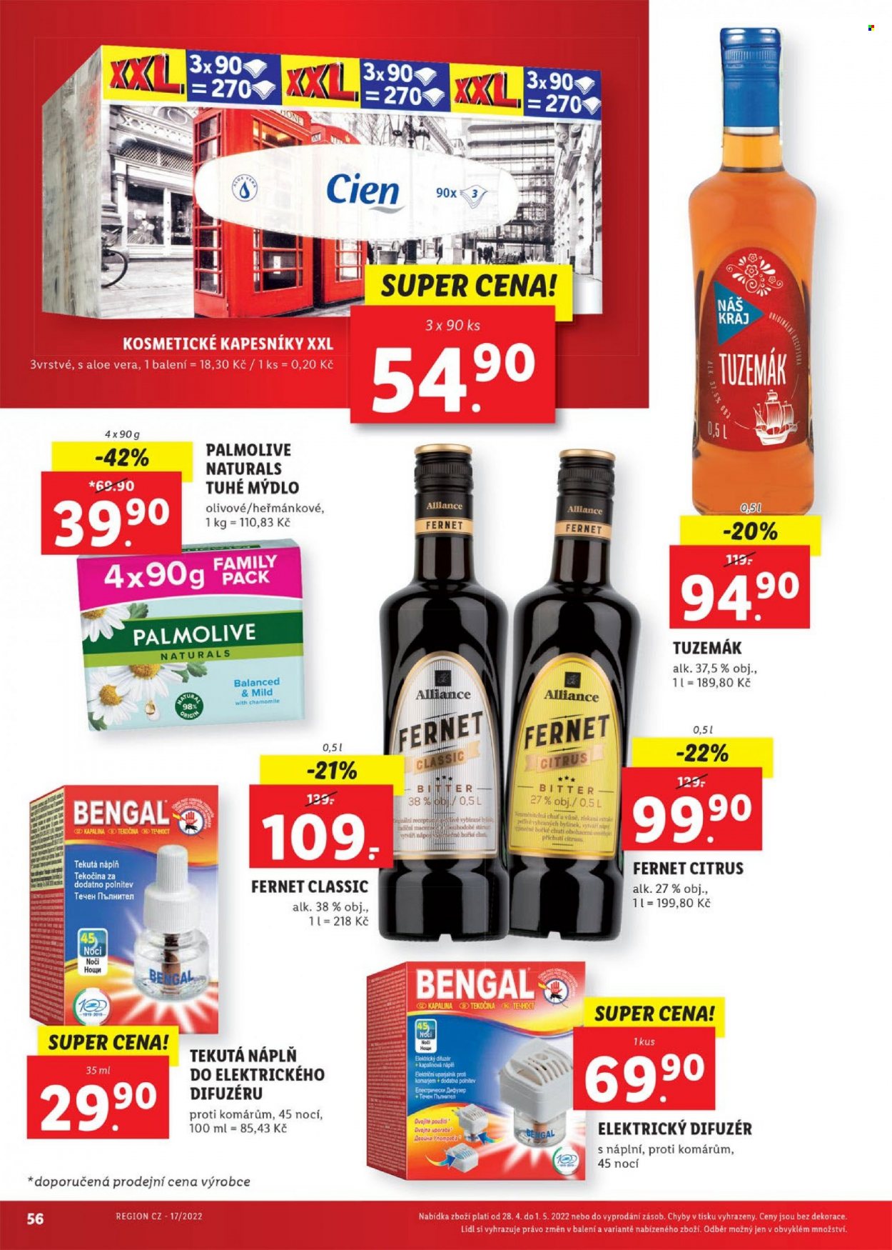 Leták Lidl - 25.4.2022 - 1.5.2022. Strana 56