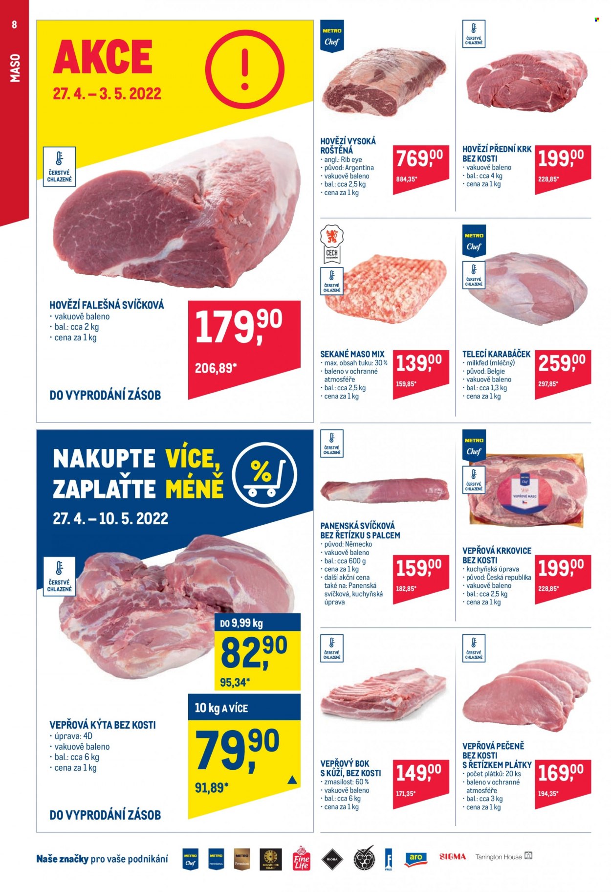 Leták MAKRO - 27.4.2022 - 10.5.2022. Strana 8