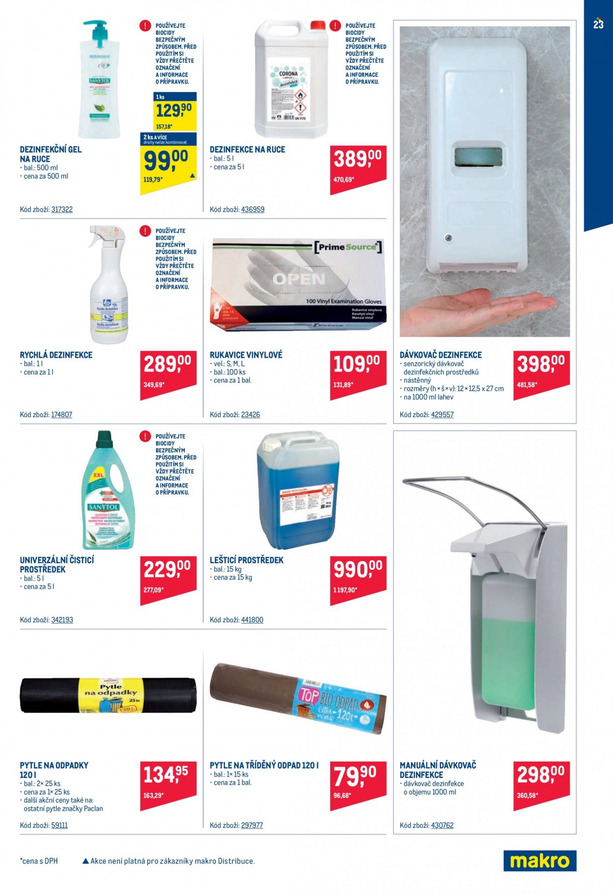 Leták MAKRO - 27.4.2022 - 24.5.2022. Strana 23