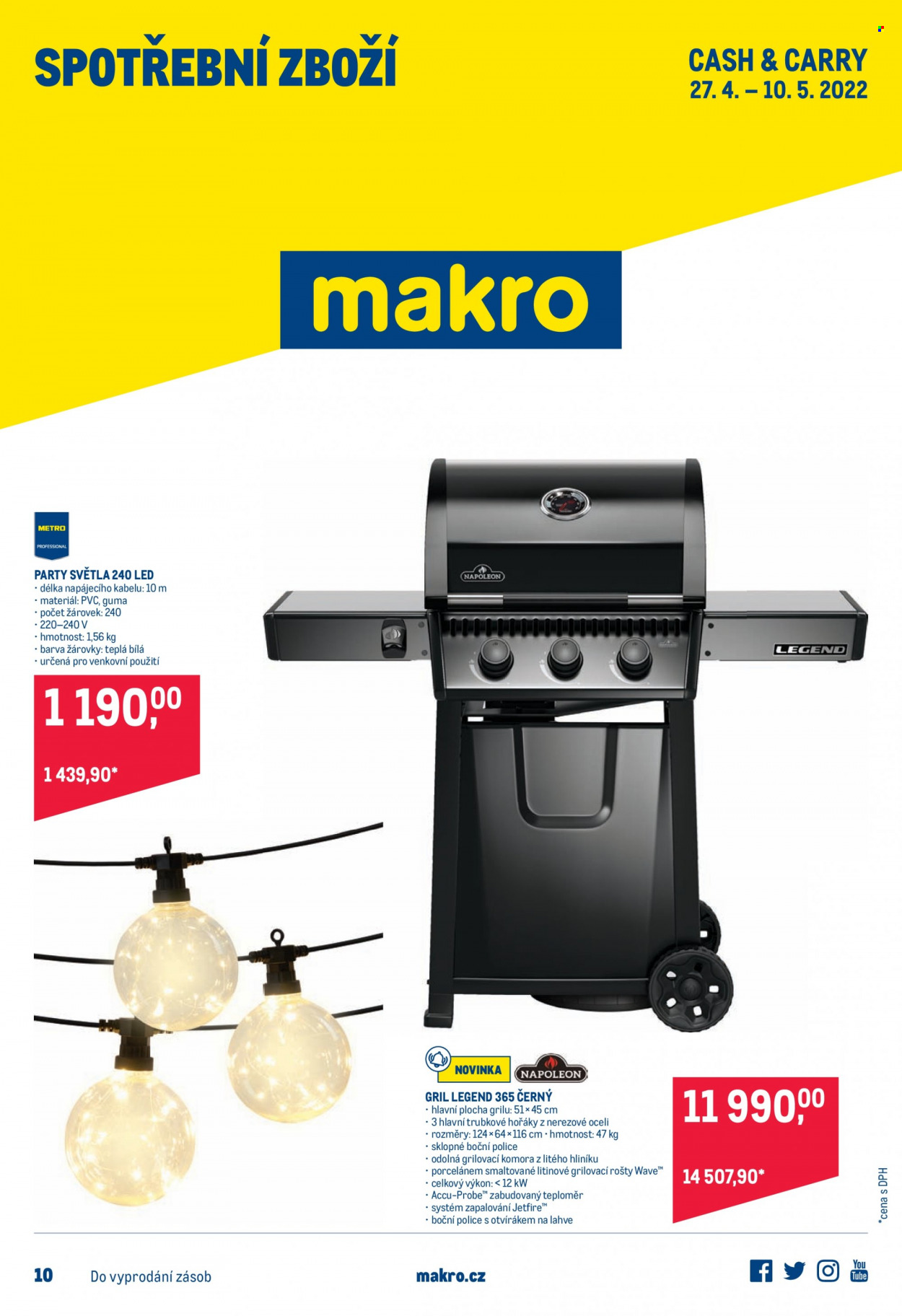 Leták MAKRO - 27.4.2022 - 10.5.2022. Strana 1
