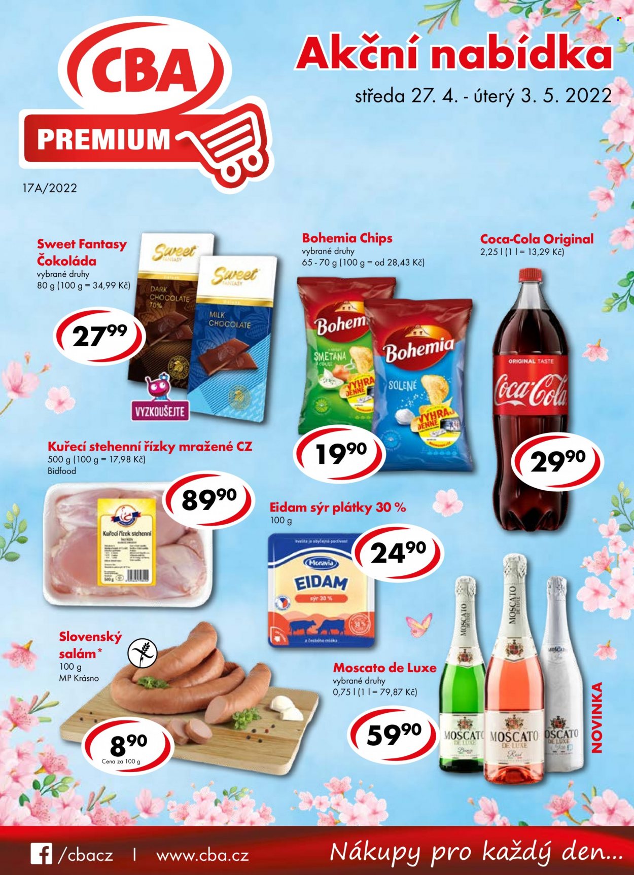 Leták CBA Premium - 27.4.2022 - 3.5.2022. Strana 1