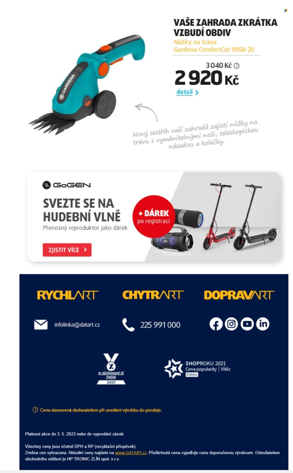 Leták DATART - 27.4.2022 - 3.5.2022. Strana 4