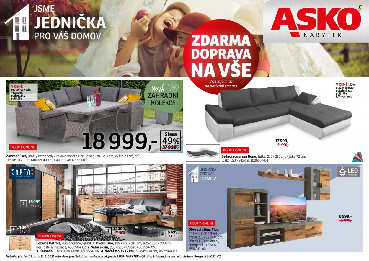 Leták ASKO - 28.4.2022 - 11.5.2022. Strana 1