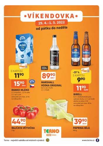 Leták coop TERNO - 29.4.2022 - 1.5.2022.