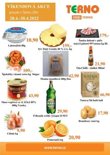 Leták coop TERNO - 28.4.2022 - 30.4.2022.