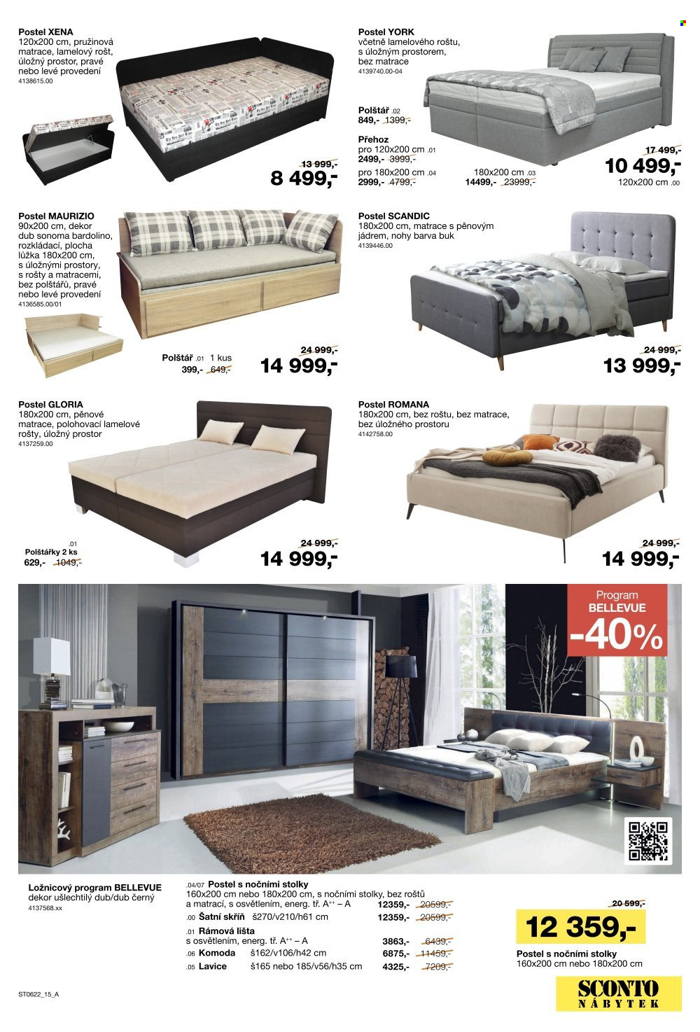 Leták SCONTO NÁBYTEK - 29.4.2022 - 19.5.2022. Strana 15