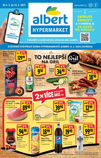 Leták Albert Hypermarket - 4.5.2022 - 10.5.2022.