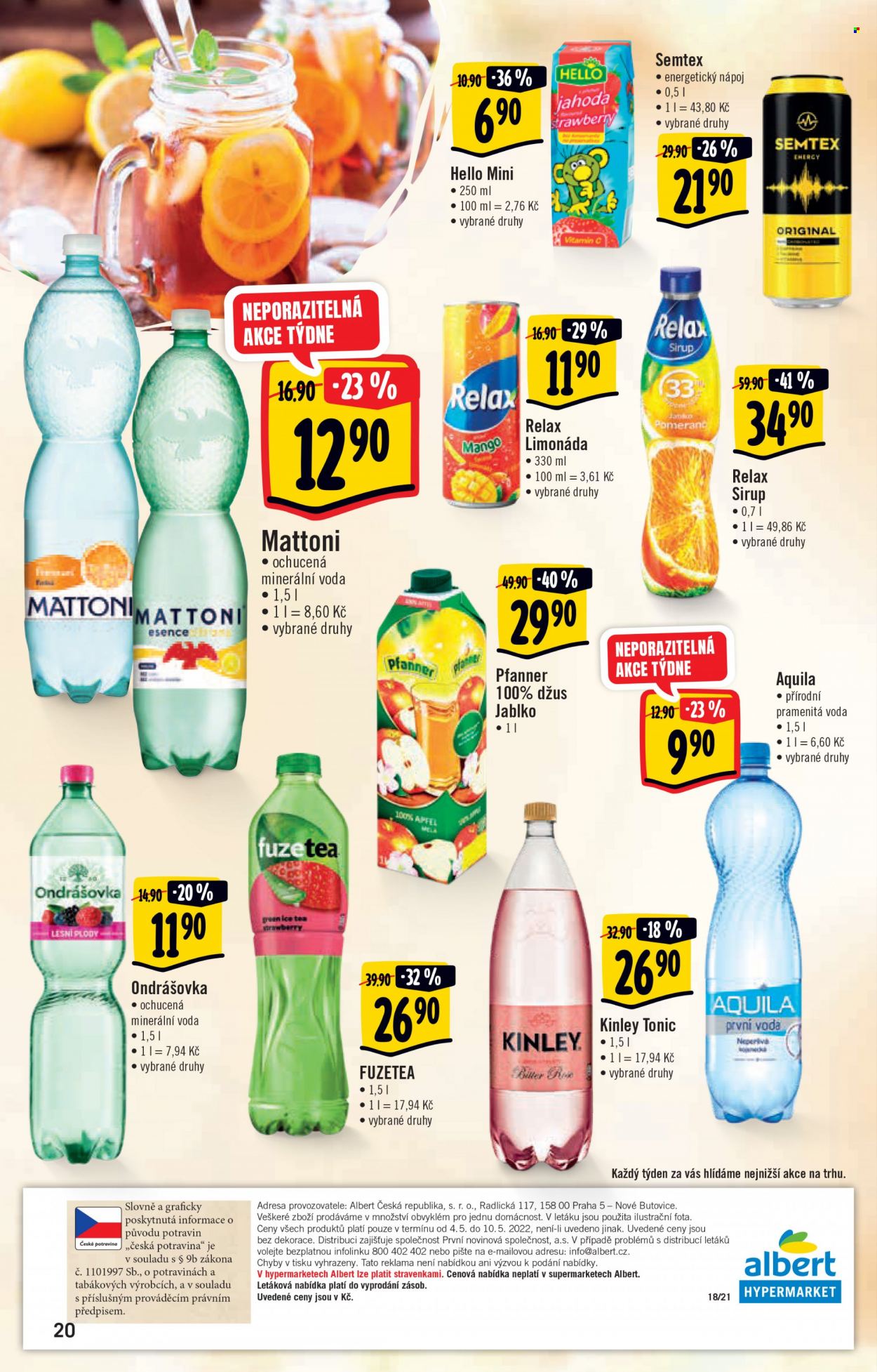 Leták Albert Hypermarket - 4.5.2022 - 10.5.2022. Strana 20