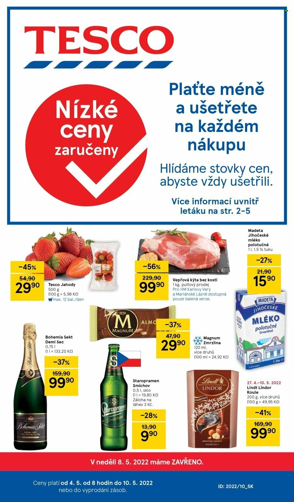 Leták TESCO - 4.5.2022 - 10.5.2022. Strana 1