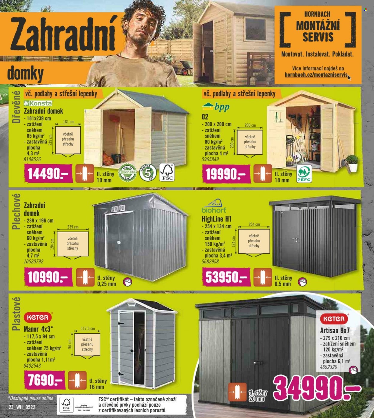 Leták HORNBACH - 27.4.2022 - 31.5.2022. Strana 23