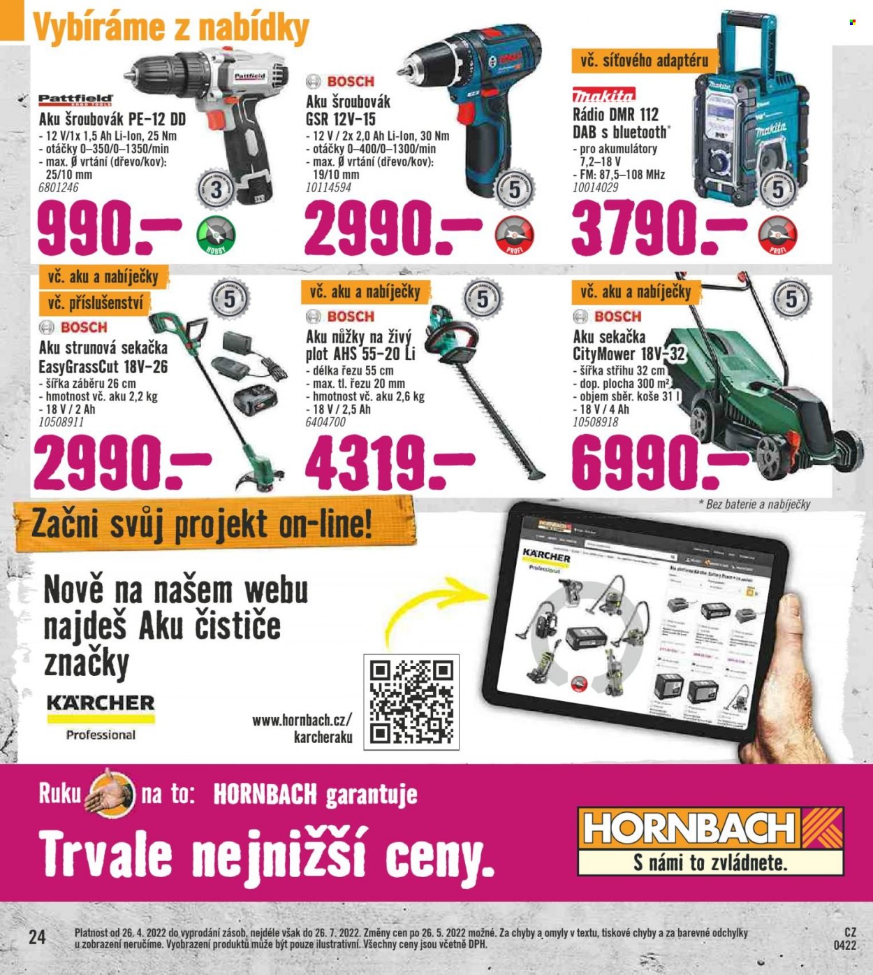 Leták HORNBACH - 26.4.2022 - 26.7.2022. Strana 24