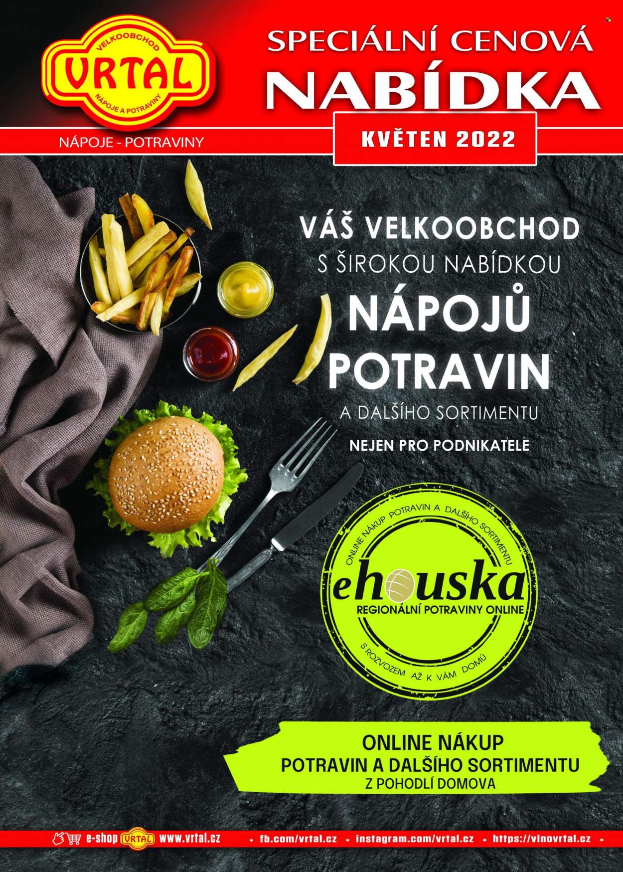 Leták Vrtal - 1.5.2022 - 31.5.2022. Strana 1