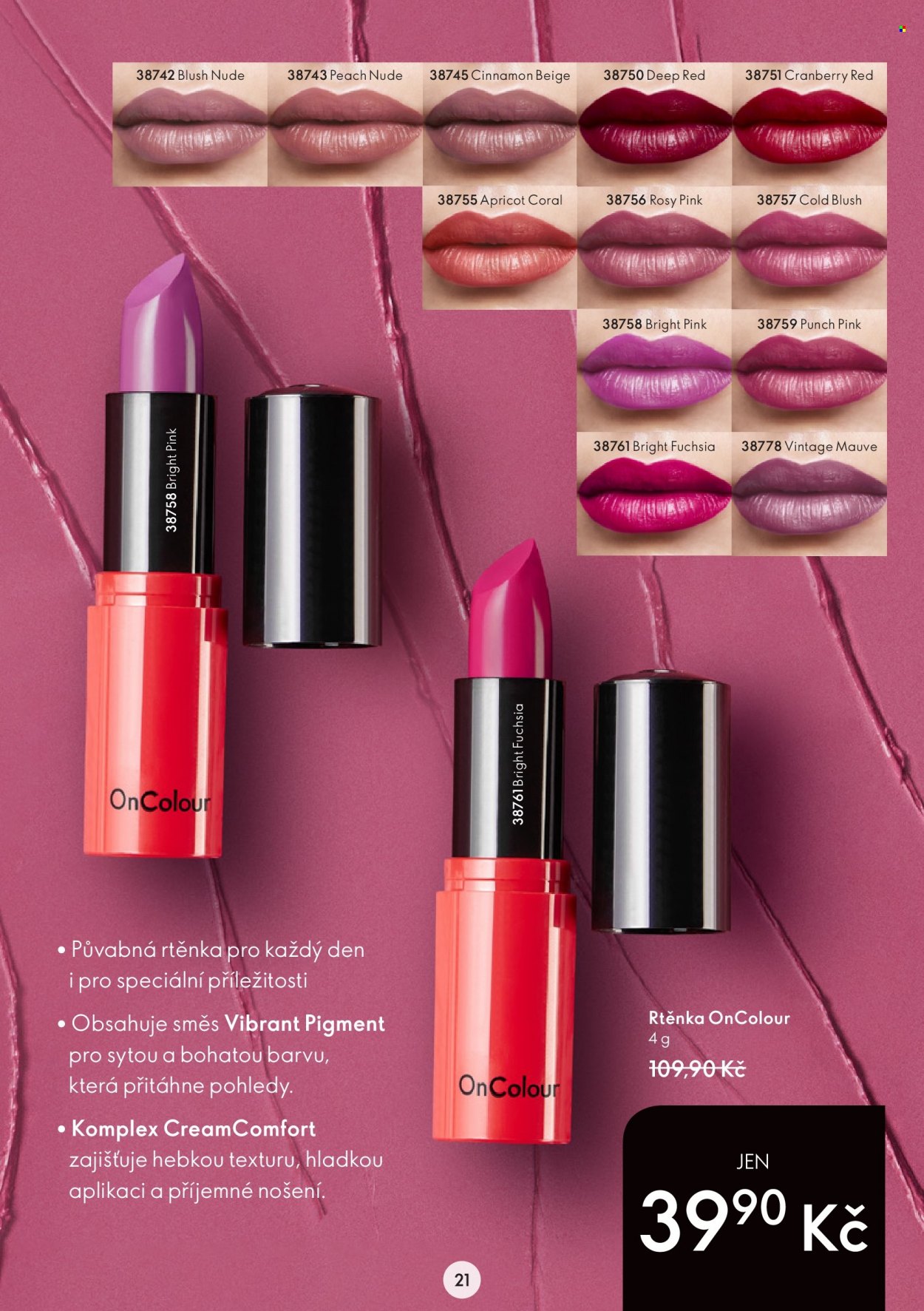 Leták ORIFLAME - 4.5.2022 - 24.5.2022. Strana 21