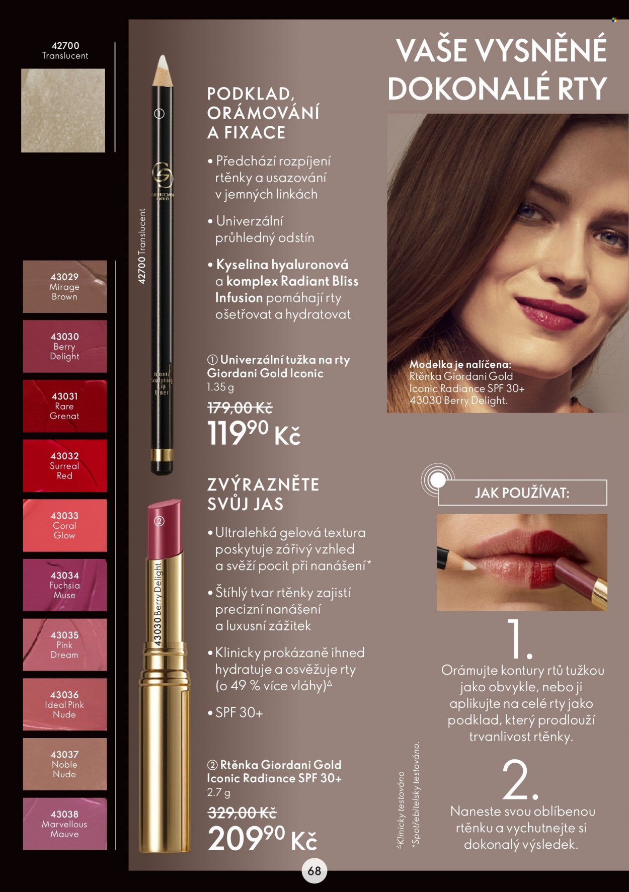 Leták ORIFLAME - 4.5.2022 - 24.5.2022. Strana 68