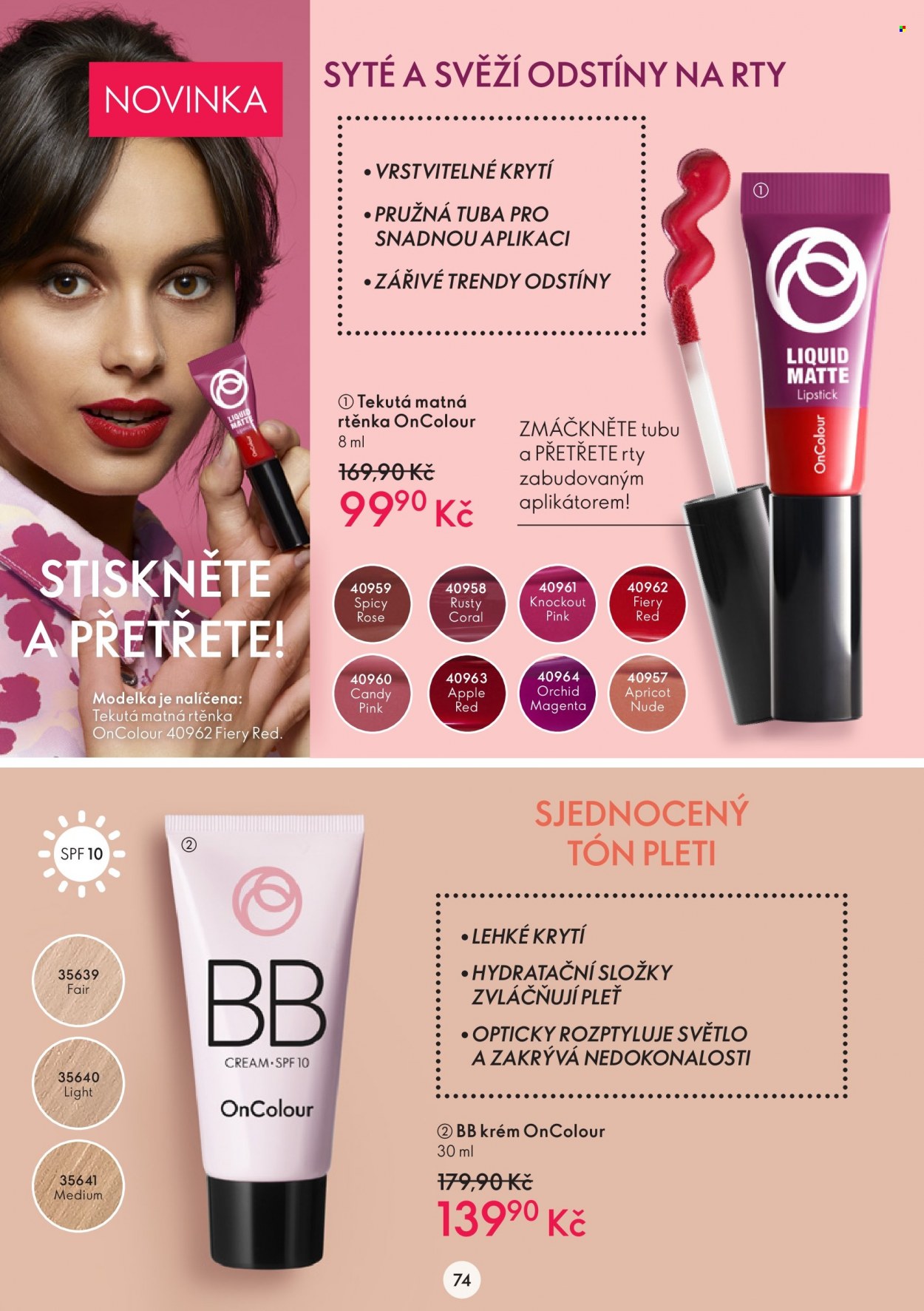 Leták ORIFLAME - 4.5.2022 - 24.5.2022. Strana 74