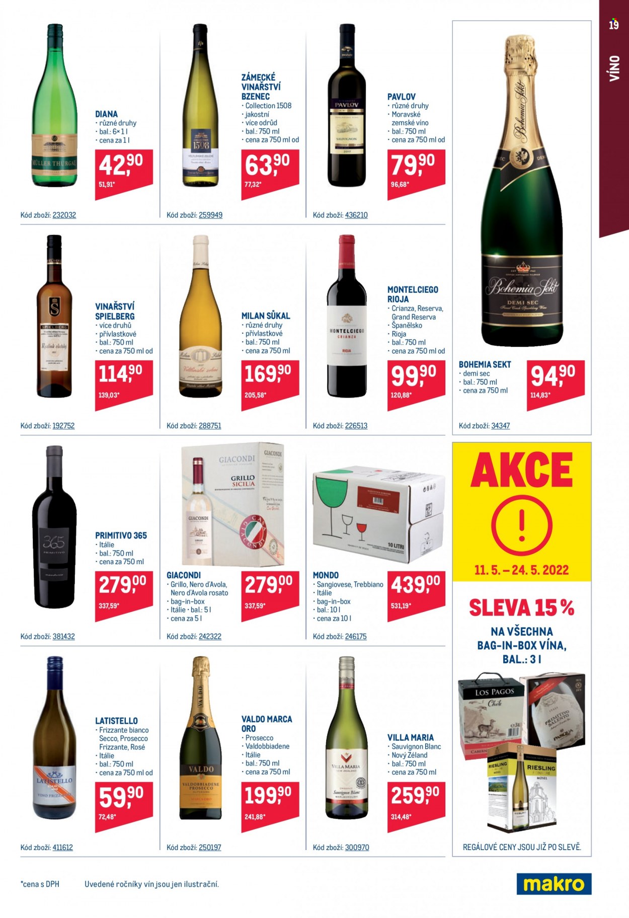 Leták MAKRO - 11.5.2022 - 24.5.2022. Strana 19