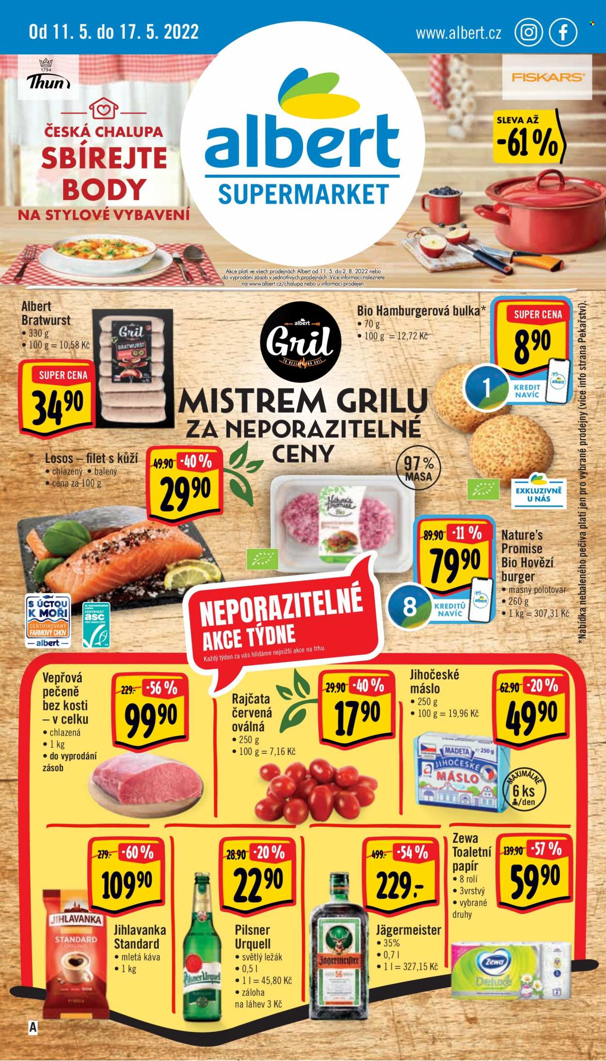 Leták Albert Supermarket - 11.5.2022 - 17.5.2022. Strana 1
