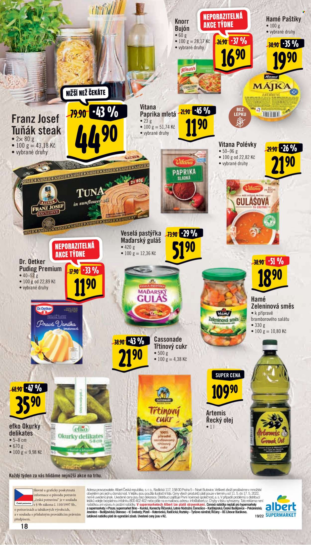 Leták Albert Supermarket - 11.5.2022 - 17.5.2022. Strana 18