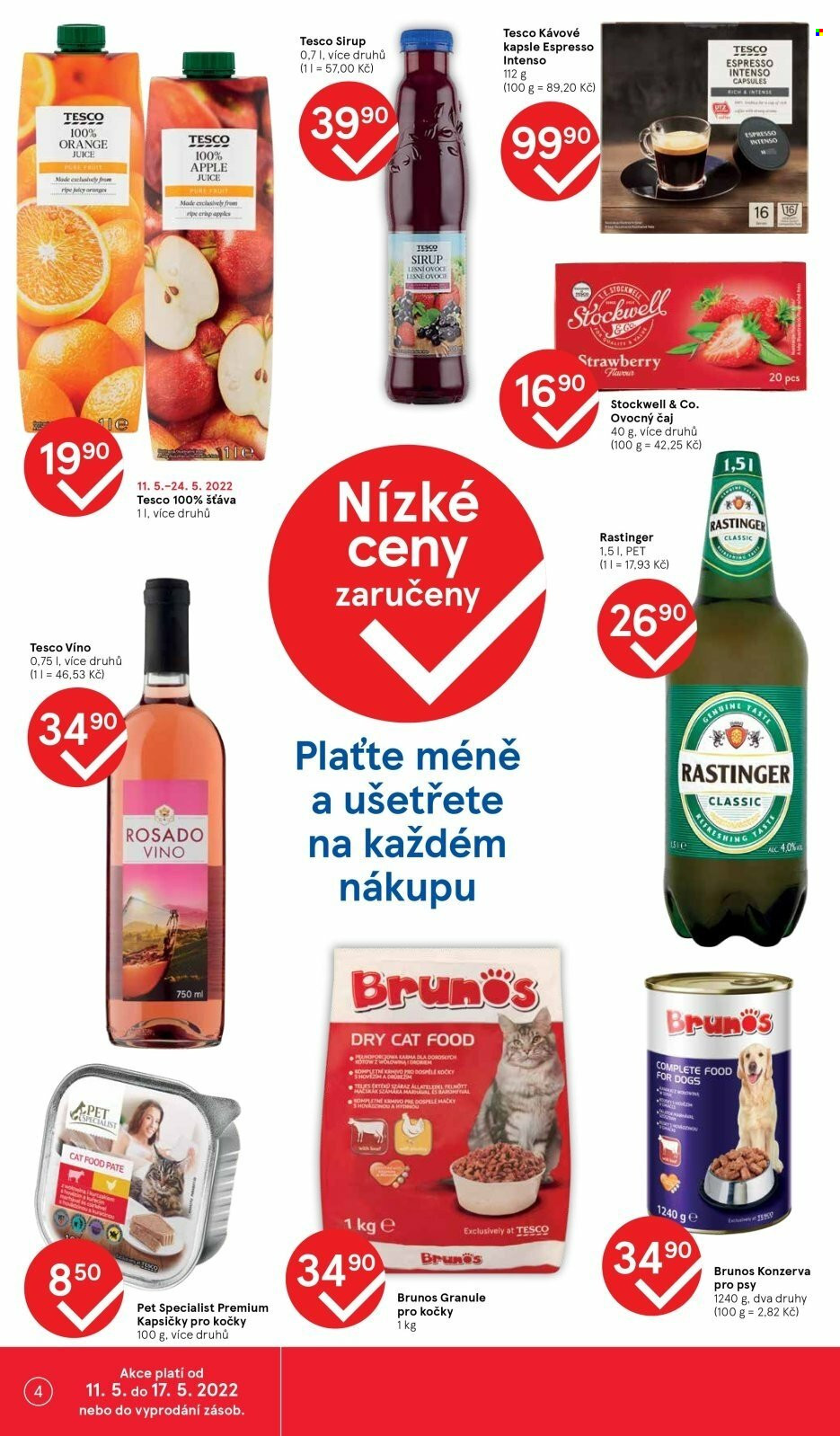 Leták TESCO - 11.5.2022 - 17.5.2022. Strana 4